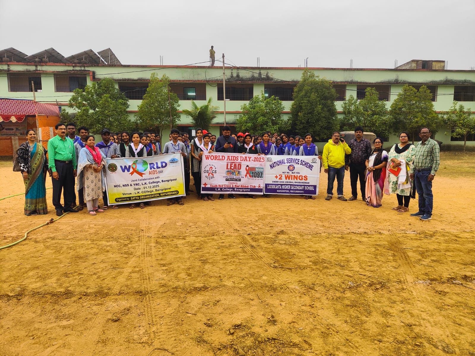 World AIDS Day awareness programme at L.K. College, Bangiriposi