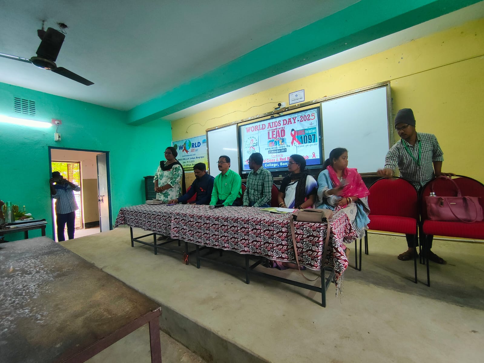Awareness programme participants at L.K. College