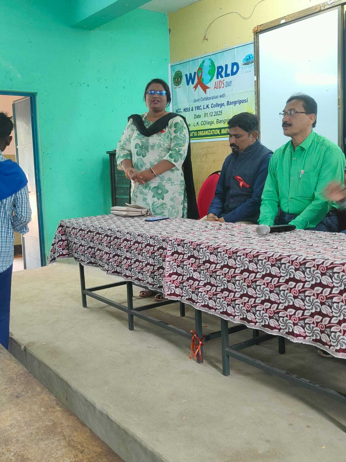 SATYA volunteers engaging with the community