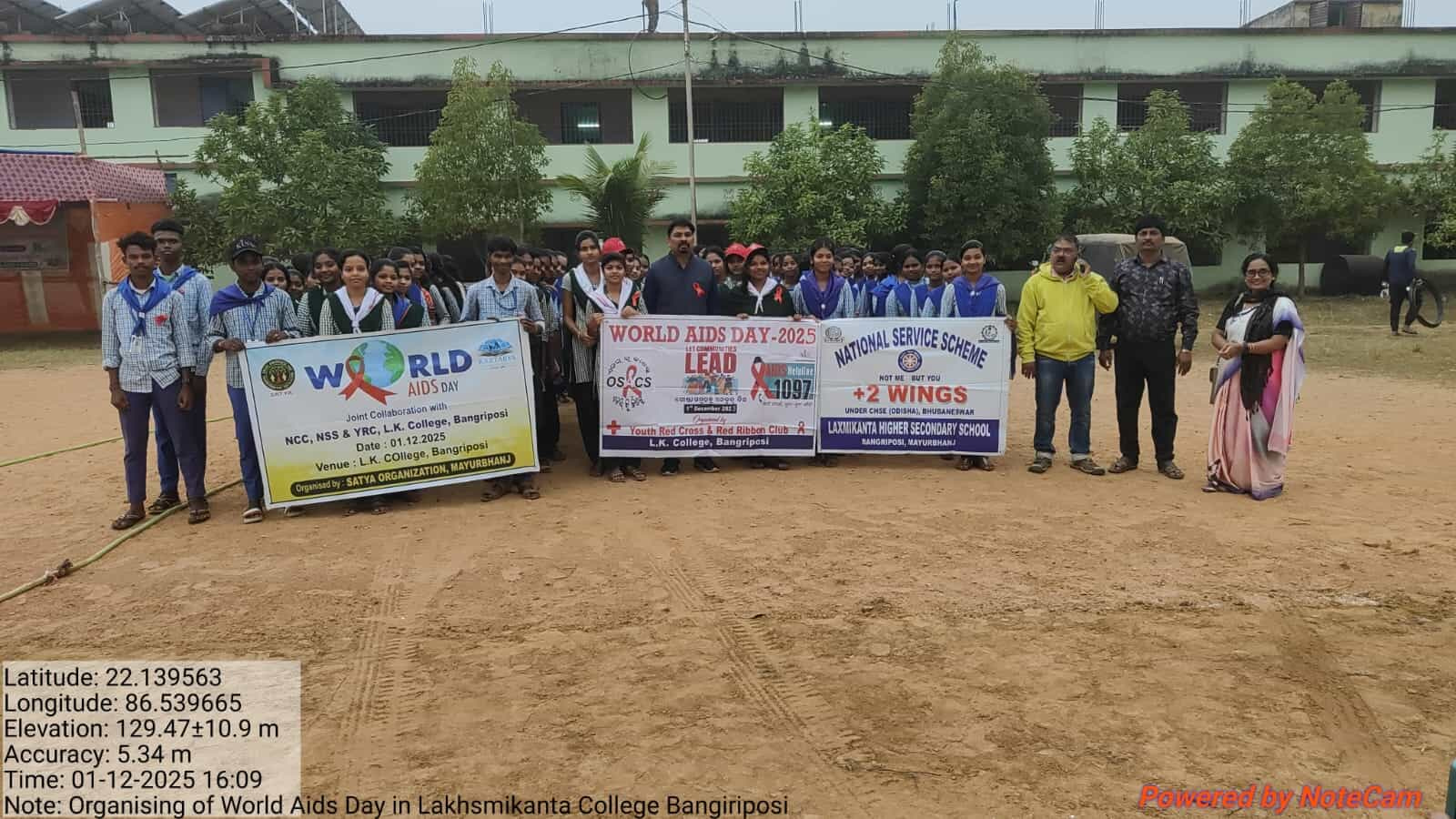 World AIDS Day 2025 HIV/AIDS awareness programme organised by SATYA at L.K. College, Bangiriposi